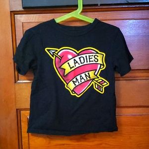 Ladies Man Tattoo Style Heart Toddler's Tshirt
